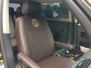 Авточехлы на Volkswagen Caravelle T5 Авточехлы на Volkswagen Caravelle T5