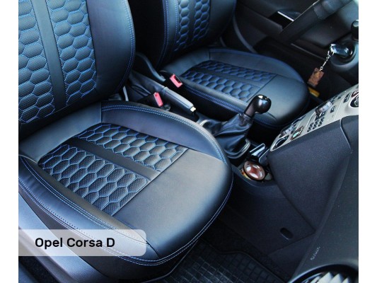 Каркасные авточехлы на Opel Corsa 3D Каркасные авточехлы на Opel Corsa 3D